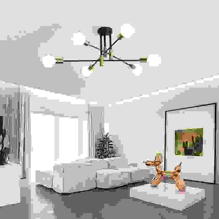 Retro industrial chandelier, Press profile homify Press profile homify Hauptschlafzimmer