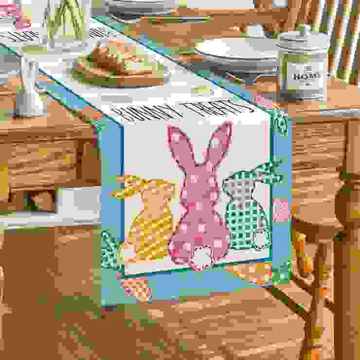 Artoid Mode Bunny Treats Easter Table Runner, Press profile homify Press profile homify Scandinavian style dining room