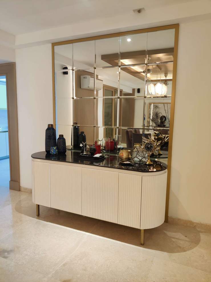 Dining Area GreenArk Flat Building, Automotive design, Picture frame, Floor, Flooring, Plant, Eyewear, Art, Display case, Event